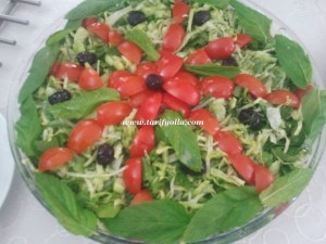 yeşil salata tarifi