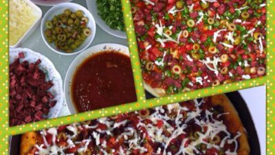 Sayfa üyelerimizden Şule Özdemir’in tarifi: Şule Hanım bu pizza harika
