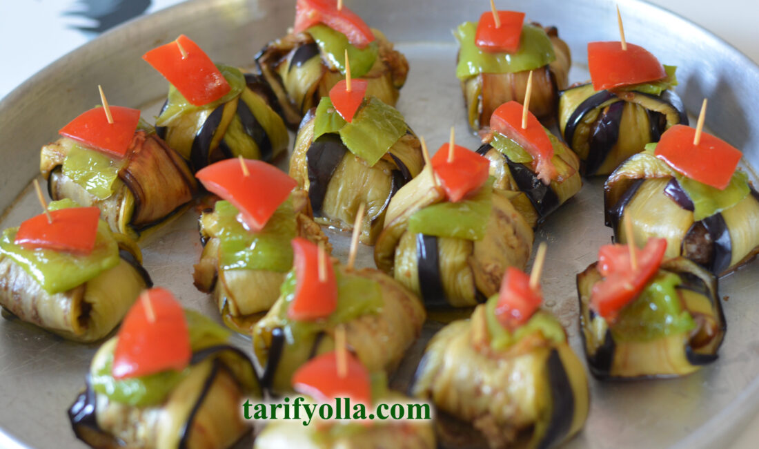 KÖFTELİ İSLİM KEBABI Patlıcan Yemeklerini çok severim.Bu yemeğide yıllardır yaparım.Hem görsel olarak çok