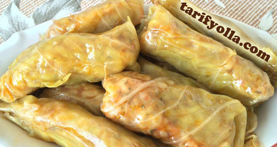 zeytinyağlı lahana dolması tarifi
