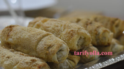 Kayınvalidemin bayram sofrasından ; Bulgurlu Kıymalı Börek Malzemeler: 3 tane
