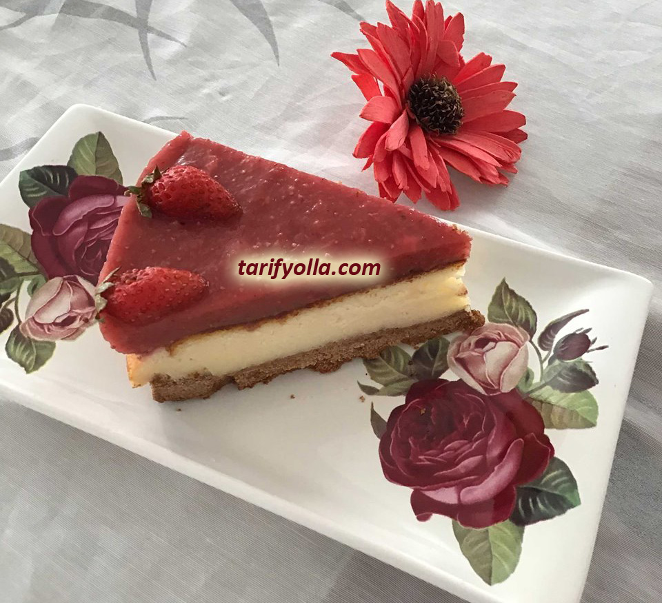 çilekli cheese kek nasıl yapılır